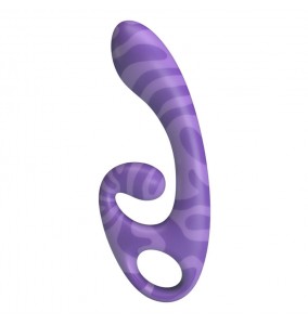 PRETTY LOVE - SUMNER Pattern Dual-Motor Vibration Massager (Chargeable - Purple)